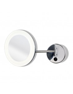 Aplique de pared LED de metal para baño con espejo IP 44 - Boan - ACB Iluminación 2