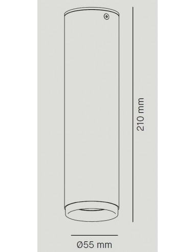 Haul ceiling spotlight 21 cm - Milán