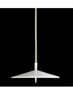 Lámpara colgante de aluminio LED en 2 acabados y 2 tamaños regulable 2700K – Pla – Milan 2