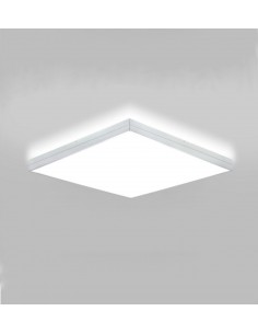 Aplique de techo LED de aluminio y vidrio en 3 tamaños y 2 acabados 2700K – Linea – Milan 2