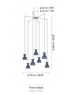 Domita pendant light - Bover