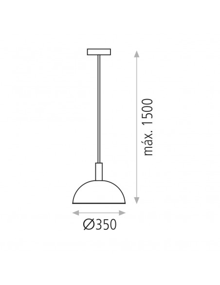 Colgante de techo Tiga