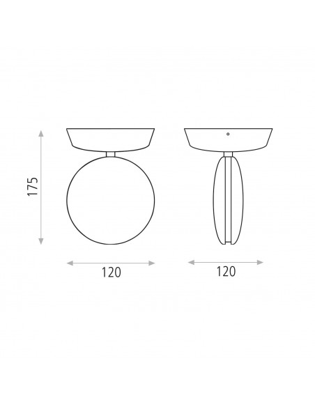 Plafón de techo Spectra 