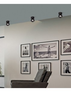 Foco de techo Apex negro