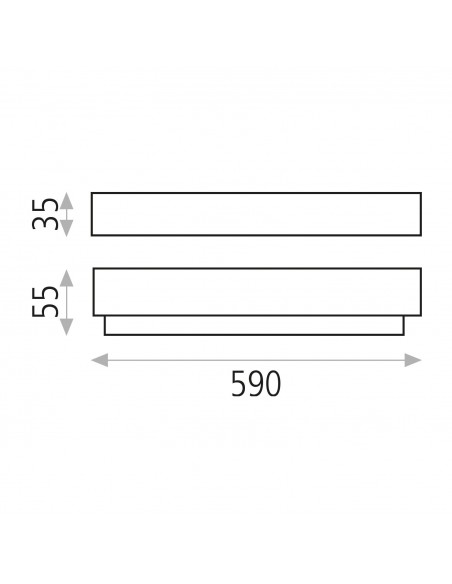 Lámpara para espejos Box 