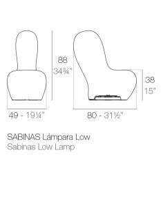 Sabinas with battery - Vondom - Modern and decorative outdoor floor lamp, RGB LED 