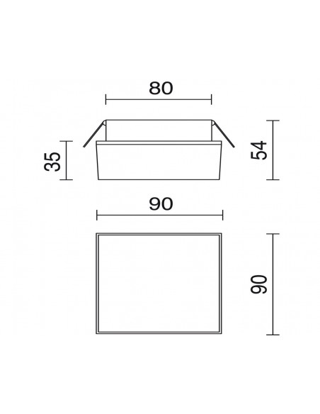 Aplique de pared Krystal
