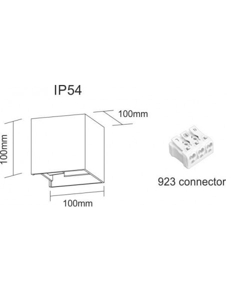 Aplique de pared Lek