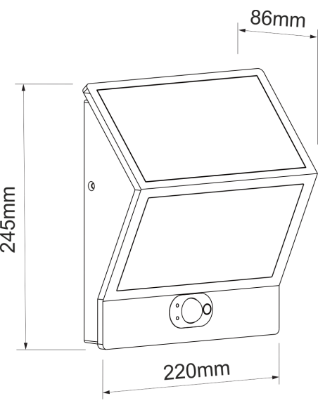 Aplique de pared Egna