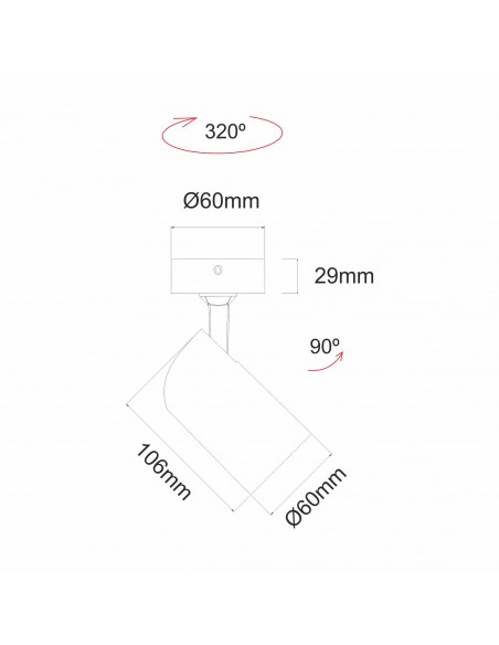 Foco de techo Picolo 