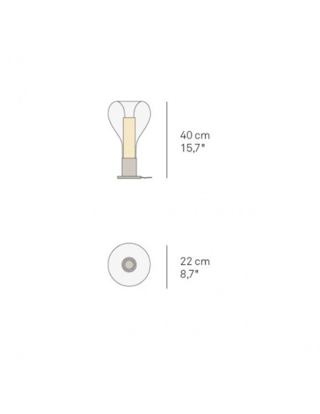 Lámpara de mesa Eris