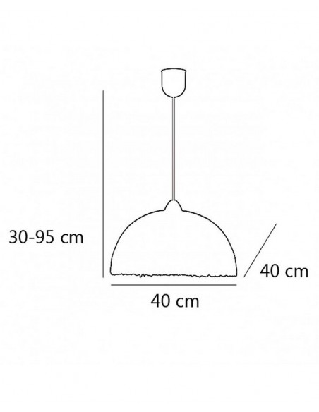 Lámpara colgante Maraña 