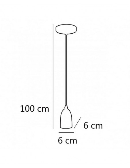 Colgante de techo Foz 