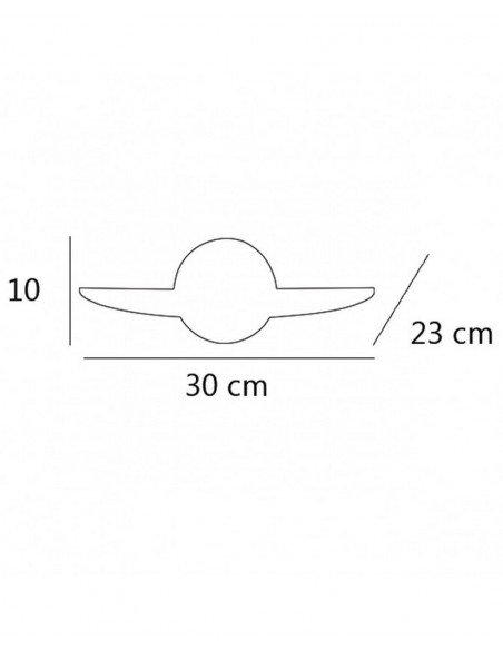 Aplique de pared Nebu