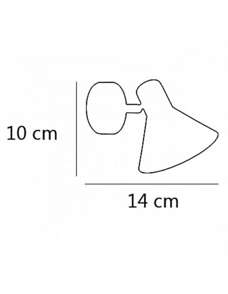 Aplique de pared Kobi