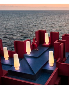 Ulm with cable - Vondom - Decorative outdoor floor lamp, LED color changing light