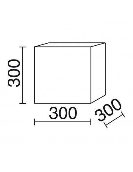 Lámpara de suelo de exterior cuadrada Block – Novolux Lighting