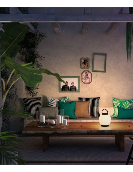 Lámpara portátil de exterior antracita Bubble- Novolux Lighting