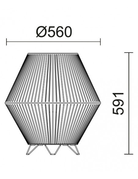 Lámpara de pie de exterior Nell – Novolux Lighting