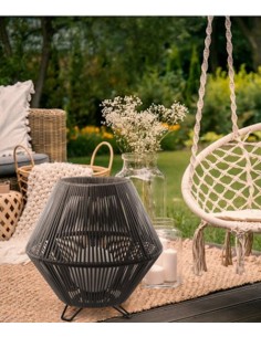 Lámpara de mesa de exterior de ratán Nell – Novolux Lighting