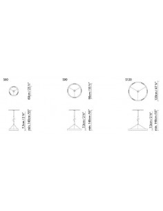 R2 pendant light - Blux - Dimmable round pendant light for office, LED 3000K 