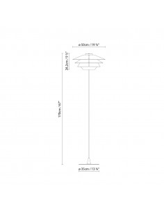 Overlay F floor lamp - Blux