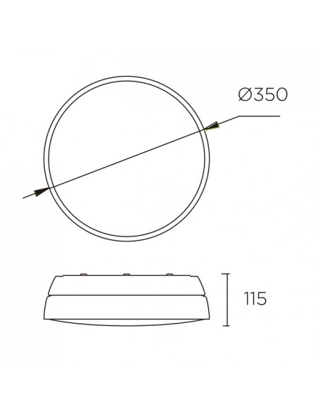 Plafón de techo Dec – Leds C4