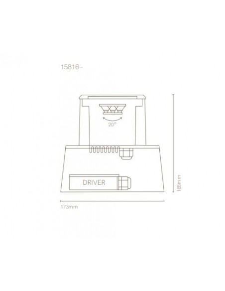 Downlight Cudrado Mu – Nexia