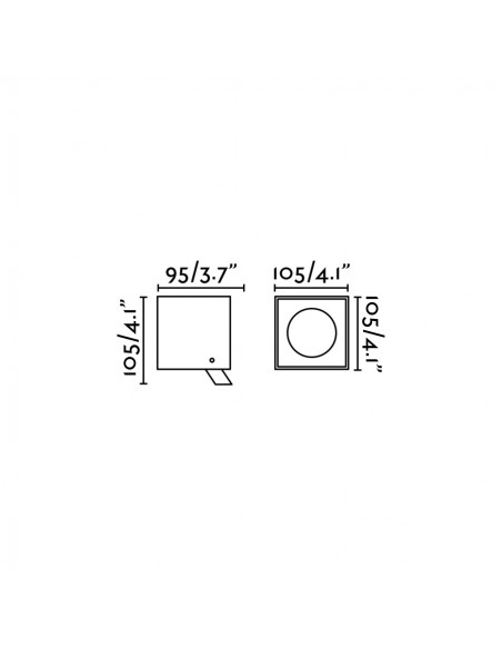 Lámpara proyector color gris oscuro – Oko – Faro