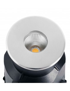 Lámpara LED empotrable de suelo níquel mate – Taro – Faro 2