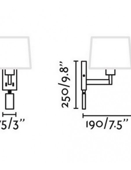 Aplique de pared lectura Artis                                             