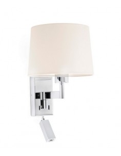 Artis wall light - Faro - Reading adjustable wall light, LED 3000K, White shade                                          