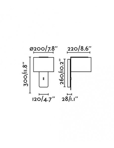 Aplique de pared Fold                                              