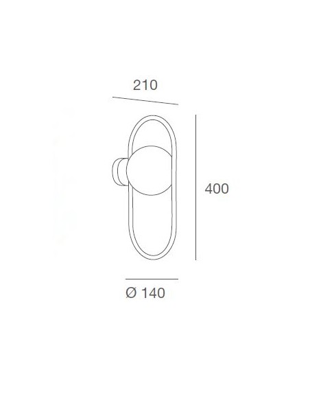 Aplique de pared Pea – Massmi