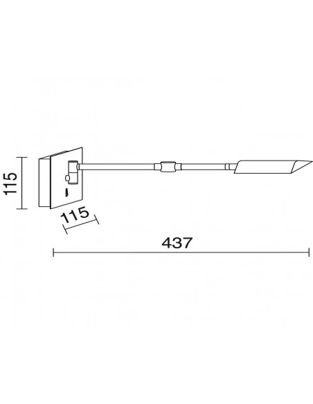 Aplique de pared Julia