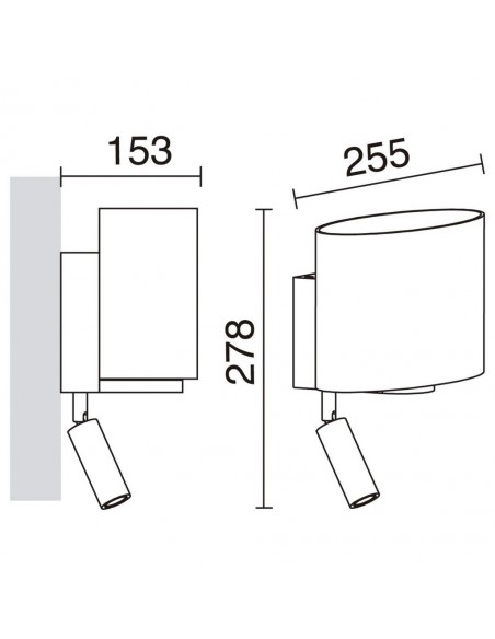 Aplique con lector Bay