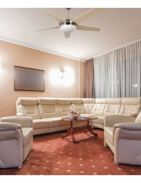 Ventilador de techo acabado madera haya 5 aspas – Vento – Exo – Novolux Lighting