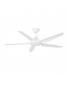 Ventilador de techo sin luz acabado blanco con mando a distancia – Meno – Faro 2