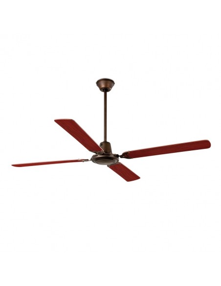 Ventilador de techo sin luz disponible en 2 acabados con 4 palas reversibles – Malvinas – Faro