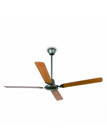Ventilador de techo sin luz disponible en 2 acabados con 4 palas reversibles – Malvinas – Faro