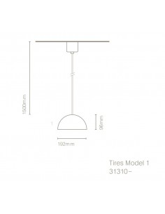 Tires Model 1 pendant lamp 2