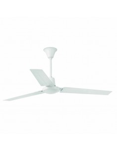 Ventilador de techo sin luz disponible en 2 acabados con 5 velocidades regulables – Indus – Faro 2