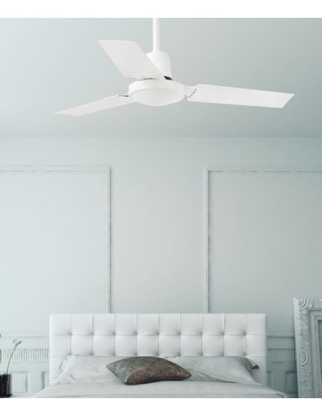 Ventilador de techo sin luz disponible en 2 acabados con 5 velocidades regulables – Indus – Faro