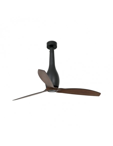 Ventilador sin luz disponible en 8 acabados con mando a distancia Ø 64 cm – Eterfan – Faro