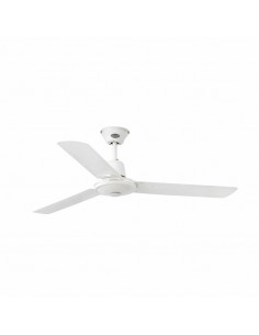 Ventilador de techo sin luz acabado blanco con 3 palas y velocidades Ø 120 cm – Eco Indus – Faro 2