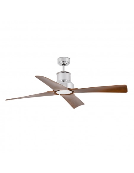 Ventilador de techo disponible en 2 acabados con o sin luz IP44 y mando a distancia – Winche – Faro