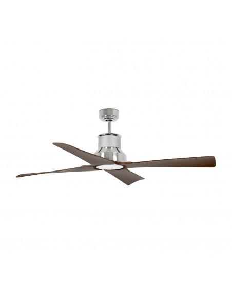 Ventilador de techo disponible en 2 acabados con o sin luz IP44 y mando a distancia – Winche – Faro