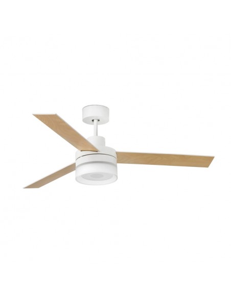 Ventilador de techo LED acabado blanco con altavoz incluido – Ice – Faro