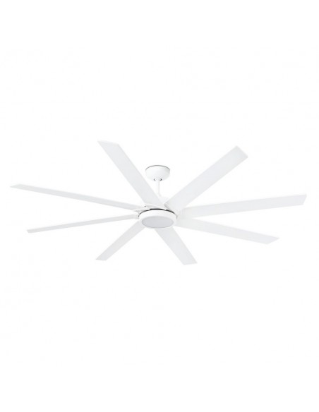 Ventilador de techo con luz LED y motor DC disponible en 2 acabados – Century - Faro