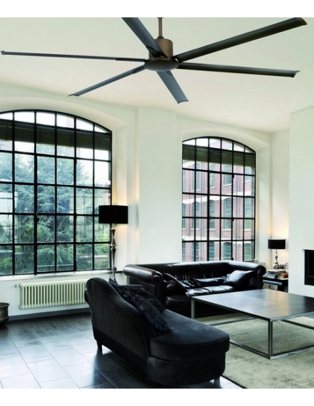 Ventilador de techo sin luz disponible en 3 acabados con mando a distancia – Andros – Faro